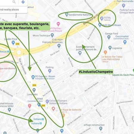 #Lindustriochampetre Free Parking, Bien Situe, Spacieux, Proche Clinique Руан Екстериор снимка