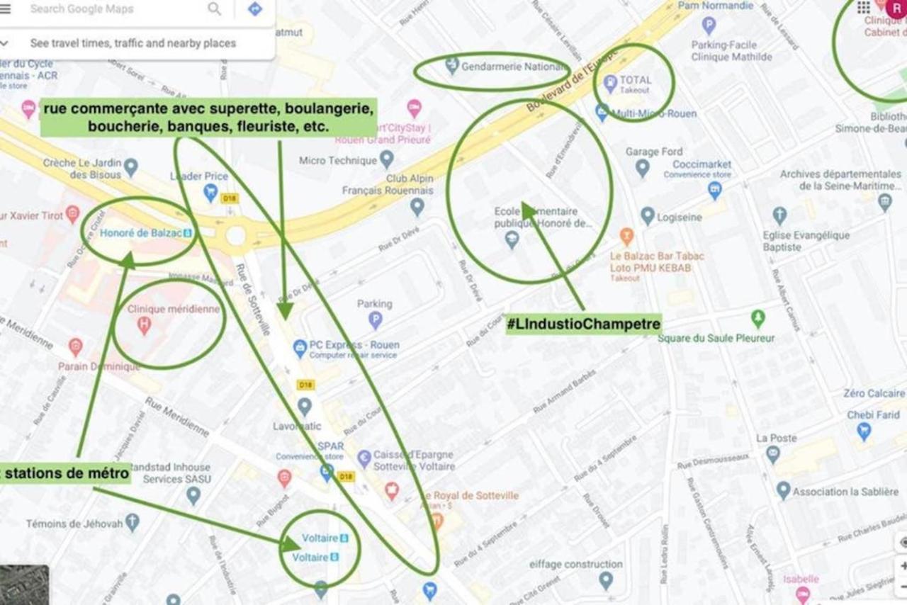 #Lindustriochampetre Free Parking, Bien Situe, Spacieux, Proche Clinique Руан Екстериор снимка